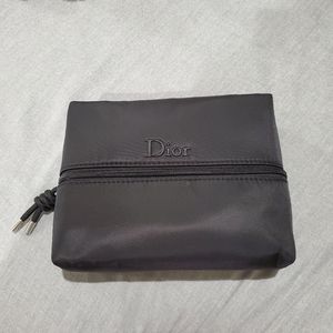 Dior Black Nylon Pouch